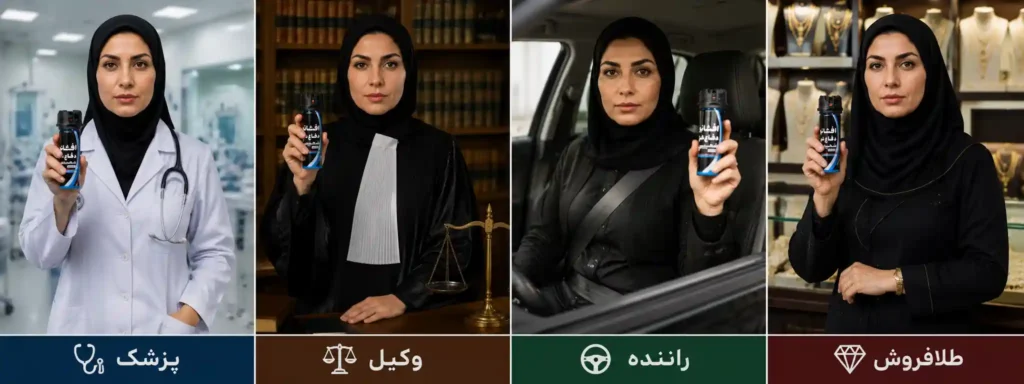 مجوز اسپری فلفل برای خانم ها موسسه مهرناجی
